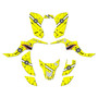 suzuki ltz50 graphics kit 2007-2026 predator series yellow