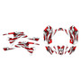 suzuki ltr450 graphics kit 2006-2011 swift series red