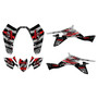 suzuki ltz400 graphics kit 2009-2014 crusher series red