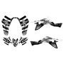 suzuki ltz400 graphics kit 2009-2014 crusher series white