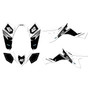 suzuki ltz400 graphics kit 2009-2014 factory series white