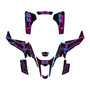 suzuki ltz400 graphics kit 2003-2008 electron series magenta-shift