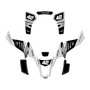 suzuki ltz400 graphics kit 2003-2008 factory series white
