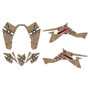 suzuki ltz400 graphics kit 2009-2014 predator series tan