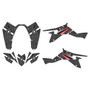 suzuki ltz400 graphics kit 2009-2014 predator series smoke