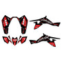 suzuki ltz400 graphics kit 2009-2014 rebel series red