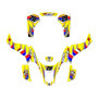 suzuki ltz400 graphics kit 2003-2008 klutch series yellow-shift