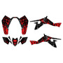 suzuki ltz400 graphics kit 2009-2014 revolt series red