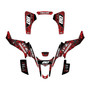 suzuki ltz400 graphics kit 2003-2008 rift series red