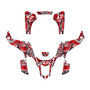 suzuki ltz400 graphics kit 2003-2008 snagged series red