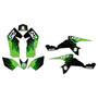 suzuki ltz90 graphics kit all years fracture series green