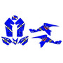 suzuki ltz90 graphics kit all years predator series blue
