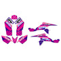 suzuki ltz90 graphics kit all years split series pink