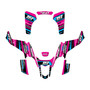 suzuki ltz400 graphics kit 2003-2008 warrior series magenta