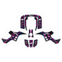 honda trx90 graphics kit 1993-2005 electron series magenta