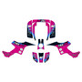 honda trx90 graphics kit 1993-2005 fracture series magenta