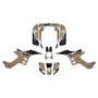 honda trx90 graphics kit 1993-2005 fracture series tan