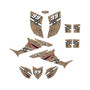 honda trx90 graphics kit 2006-2026 predator series tan