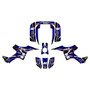 honda trx90 graphics kit 1993-2005 prime series blue-shift