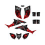 honda trx90 graphics kit 2006-2026 revolt series red