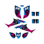 honda trx90 graphics kit 2006-2026 revolt series magenta