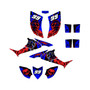 honda trx90 graphics kit 2006-2026 revolt series blue-shift