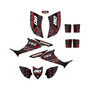 honda trx90 graphics kit 2006-2026 rift series red