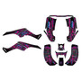 honda trx250ex graphics kit 2001-2004 rift series magenta