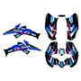 honda trx250ex graphics kit 2006-2026 dash series blue