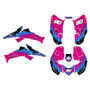 honda trx250ex graphics kit 2006-2026 fracture series magenta