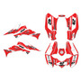 honda trx250ex graphics kit 2006-2026 lethal series red