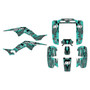 honda trx250r graphics kit all years future series teal