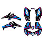 honda trx250ex graphics kit 2006-2026 rebel series magenta