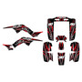 honda trx250r graphics kit all years prime series red