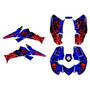 honda trx250ex graphics kit 2006-2026 revolt series blue-shift