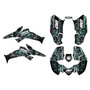 honda trx250ex graphics kit 2006-2026 rift series teal