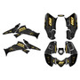 honda trx250ex graphics kit 2006-2026 rift series gold