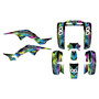 honda trx250r graphics kit all years retro series rainbow