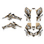 honda trx250ex graphics kit 2006-2026 shred series tan