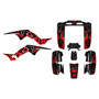 honda trx250r graphics kit all years revolt series red