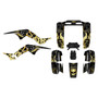 honda trx250r graphics kit all years revolt series gold