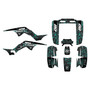 honda trx250r graphics kit all years rift series teal