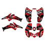 honda trx250ex graphics kit 2006-2026 split series red
