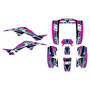 honda trx250r graphics kit all years shred series magenta