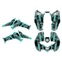 honda trx250ex graphics kit 2006-2026 swift series teal