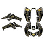 honda trx250ex graphics kit 2006-2026 swift series gold
