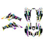 honda trx250ex graphics kit 2006-2026 swift series rainbow