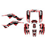 honda trx250r graphics kit all years swift series red