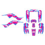 honda trx250r graphics kit all years swift series magenta
