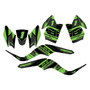 kawasaki kfx50 graphics kit 2007-2026 blazing series green-shift